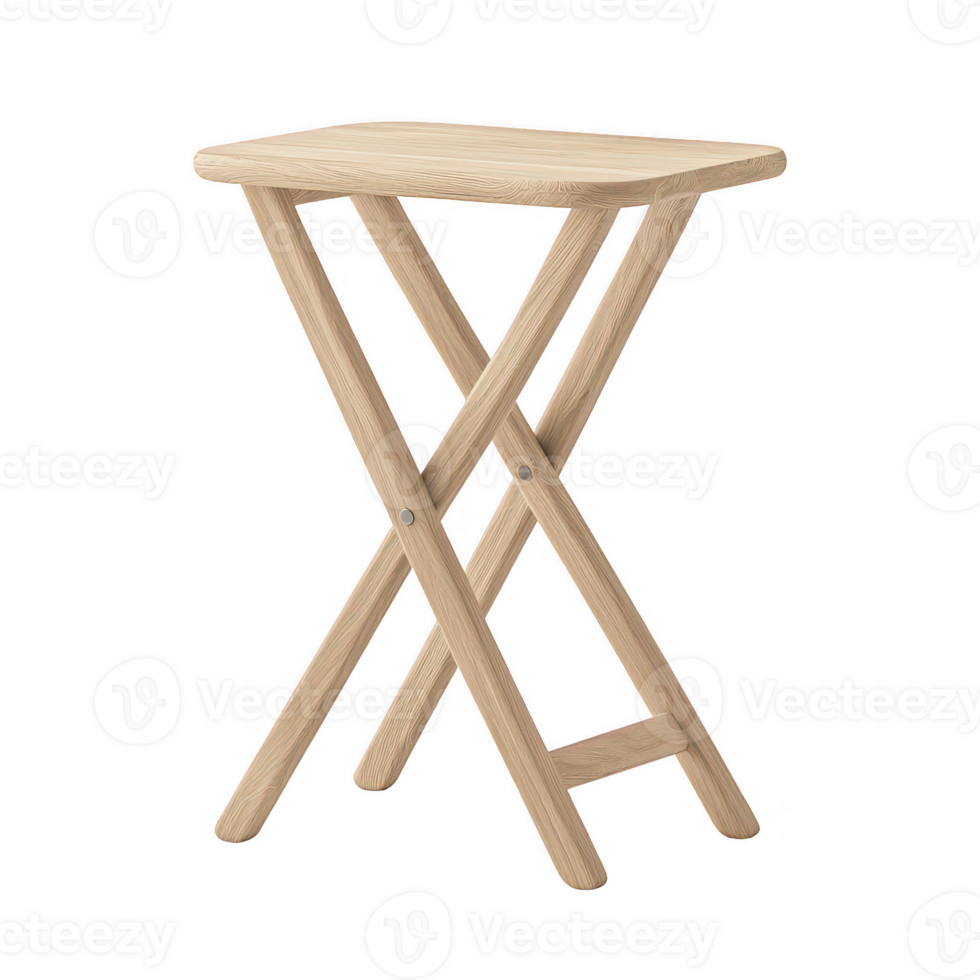 Minimalist wooden folding table designed for versatile living spaces. png