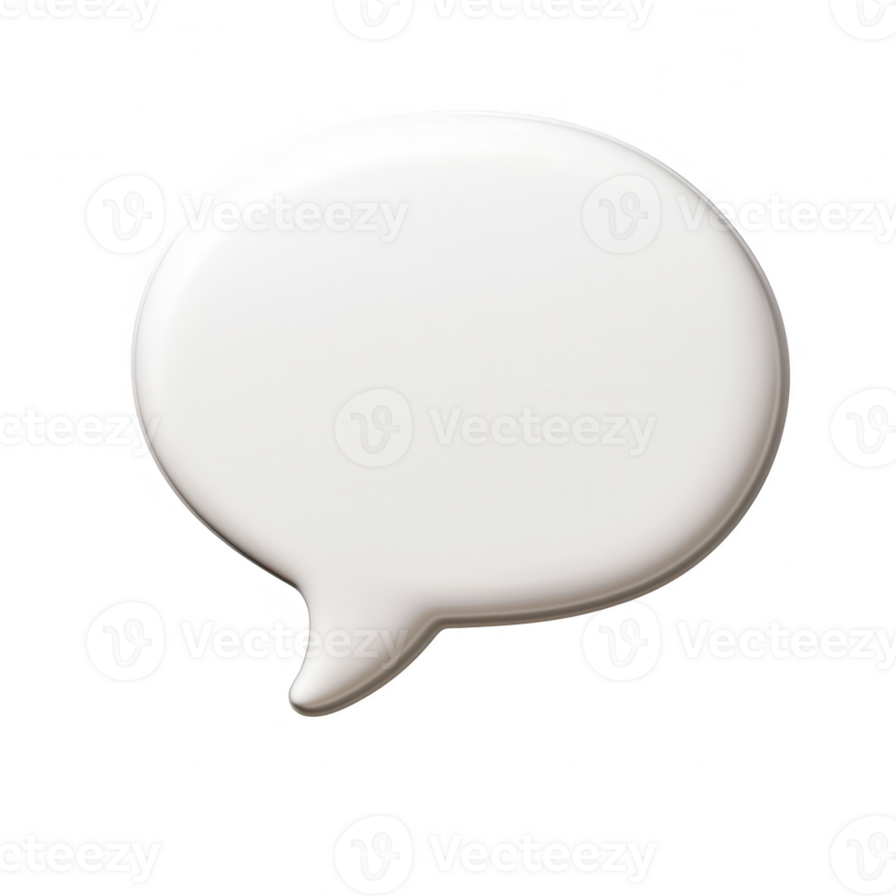 Minimalist speech bubble design for various communication applications and media. png
