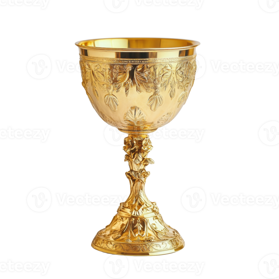 Ornate Gold Chalice Detailed Intricate Design png