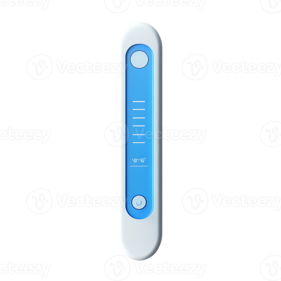 Modern Digital Thermometer Device Displaying Temperature png