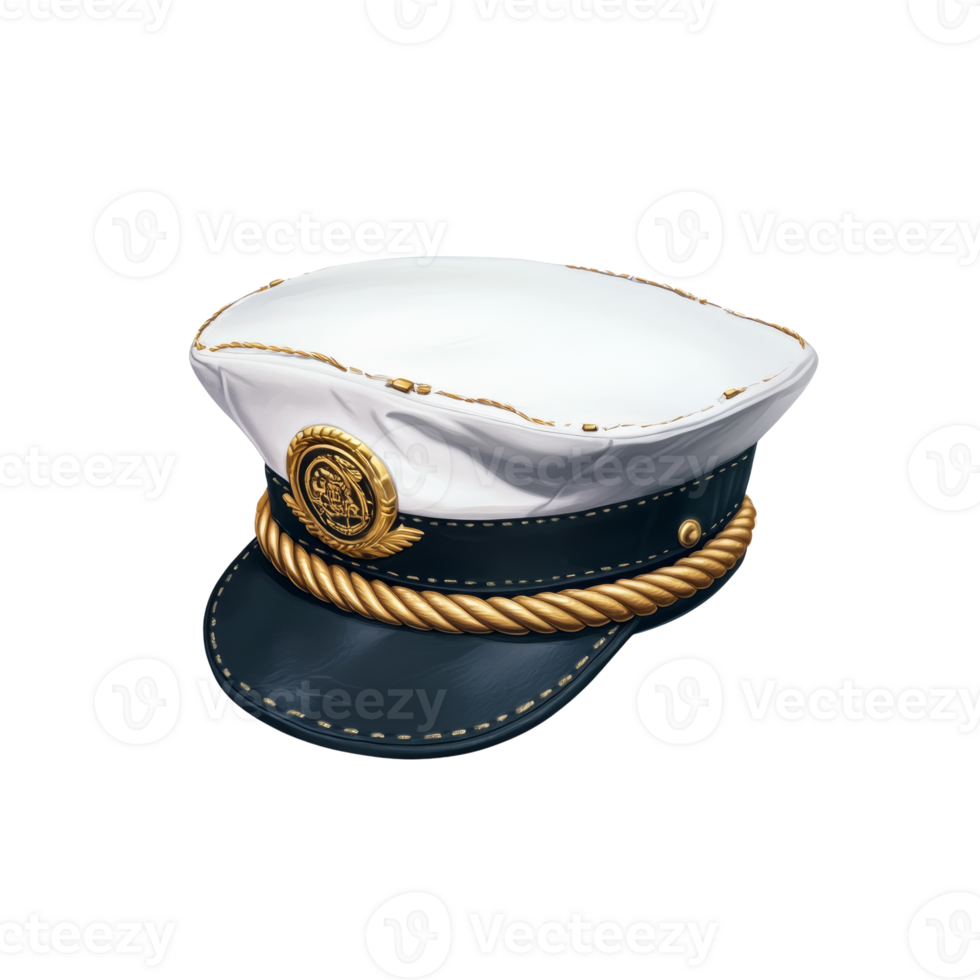 Elegant Captains Hat Nautical Style Design png
