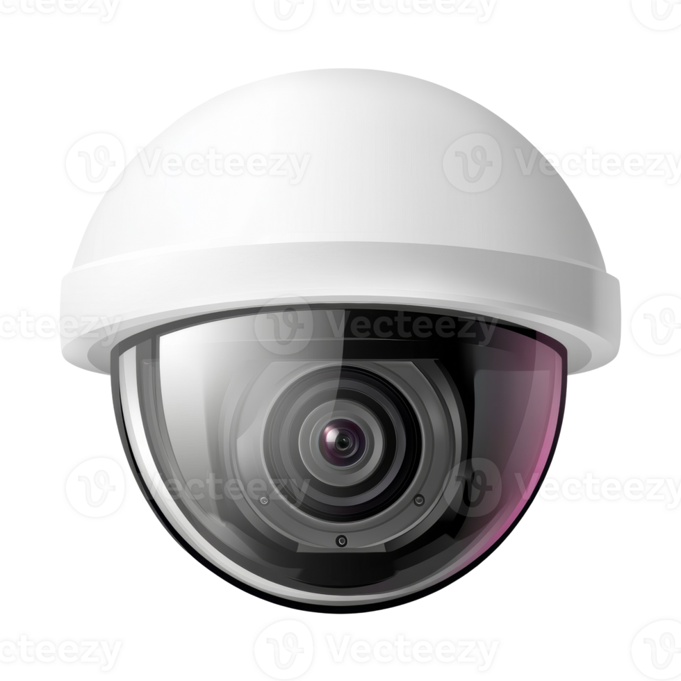 White Dome Security Camera Surveillance System png