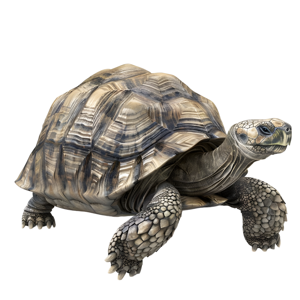 a turtle is walking on a transparent background png