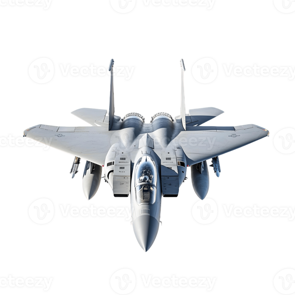 Fighter jet soaring through a clear blue sky png