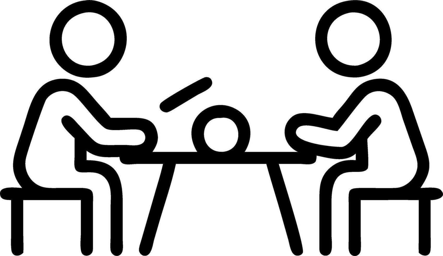 Family making handmade crafts together at the dining table showcasing creativity and collaboration copy space below. Set 5 vector