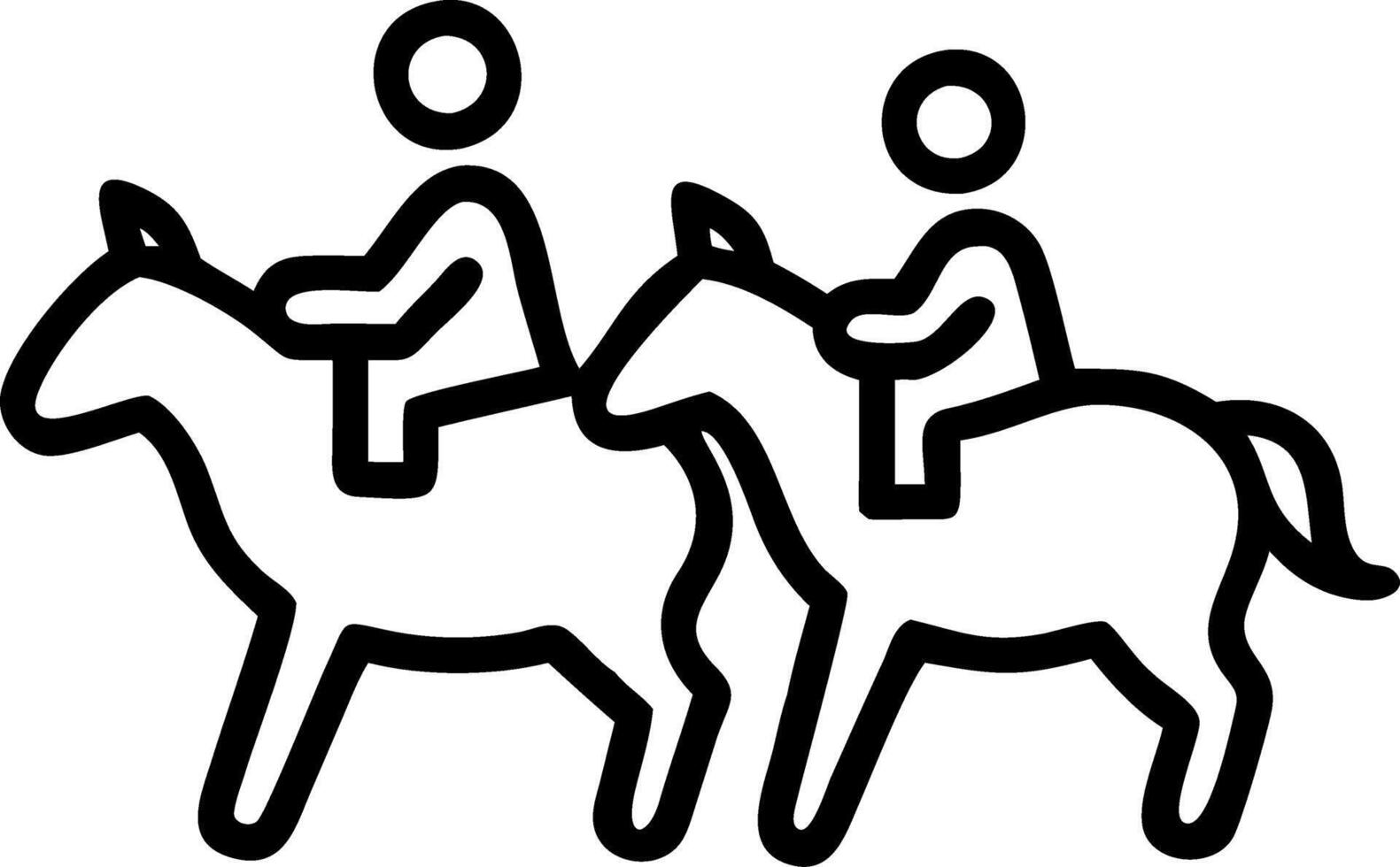 Family riding horses together in a meadow capturing serene joy and connection macro close up with copy space below. vector