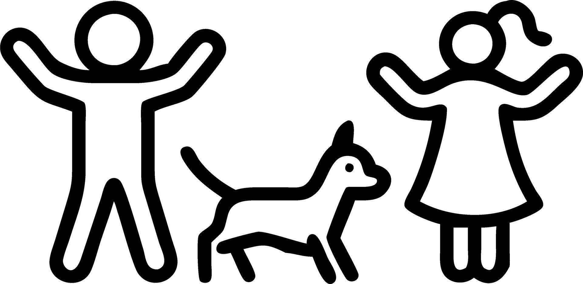 Family playing with pets in the living room capturing joyful moments and playful interactions copy space below. Set 5 vector