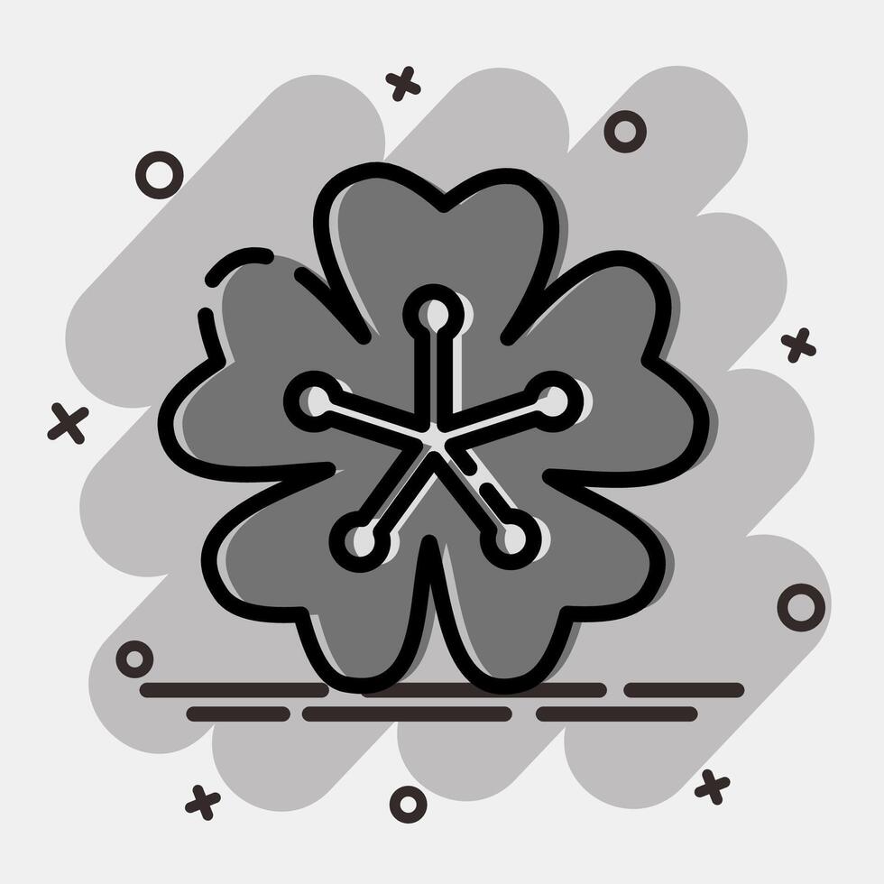 Icon sakura. Beautiful flowers elements. Icon in comic style. vector
