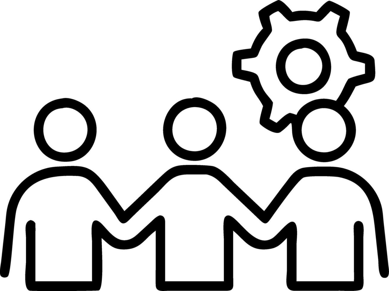 Environment shot of a team of engineers brainstorming with digital interfaces in a creative studio with copy space Set 2 vector