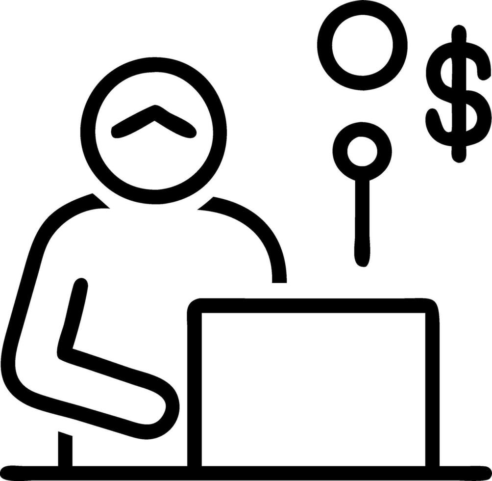Entrepreneur using AI powered financial forecasting tools in macro close up copy space Set 3 vector