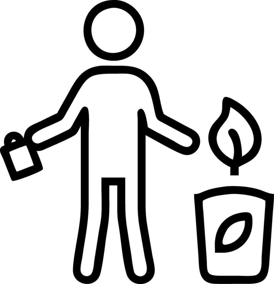 Entrepreneur launching zero waste store vector