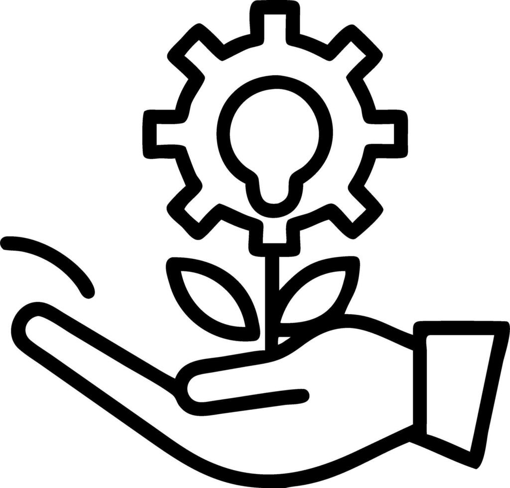 Entrepreneur implementing green IT solutions in soft abstract environment copy space vector