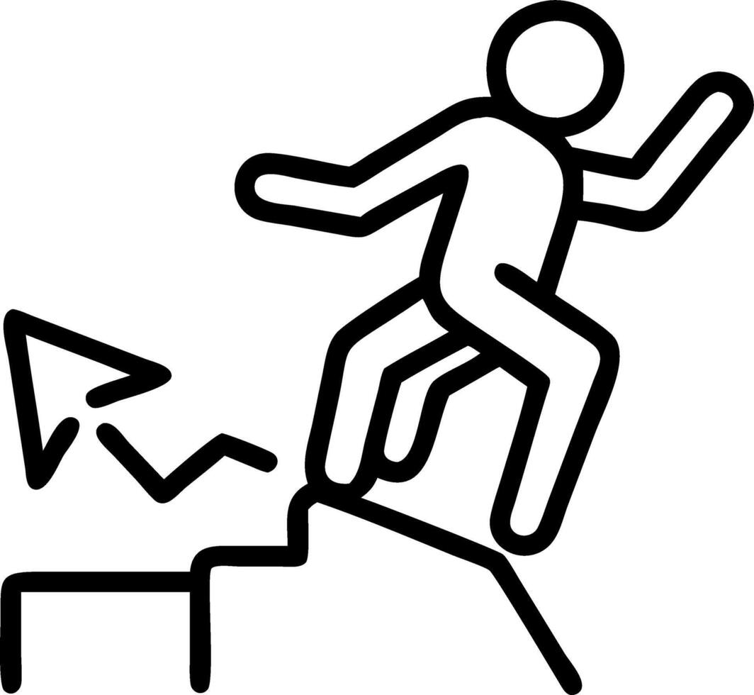 Entrepreneur dealing with business setbacks in modern office environment copy space Set 2 vector