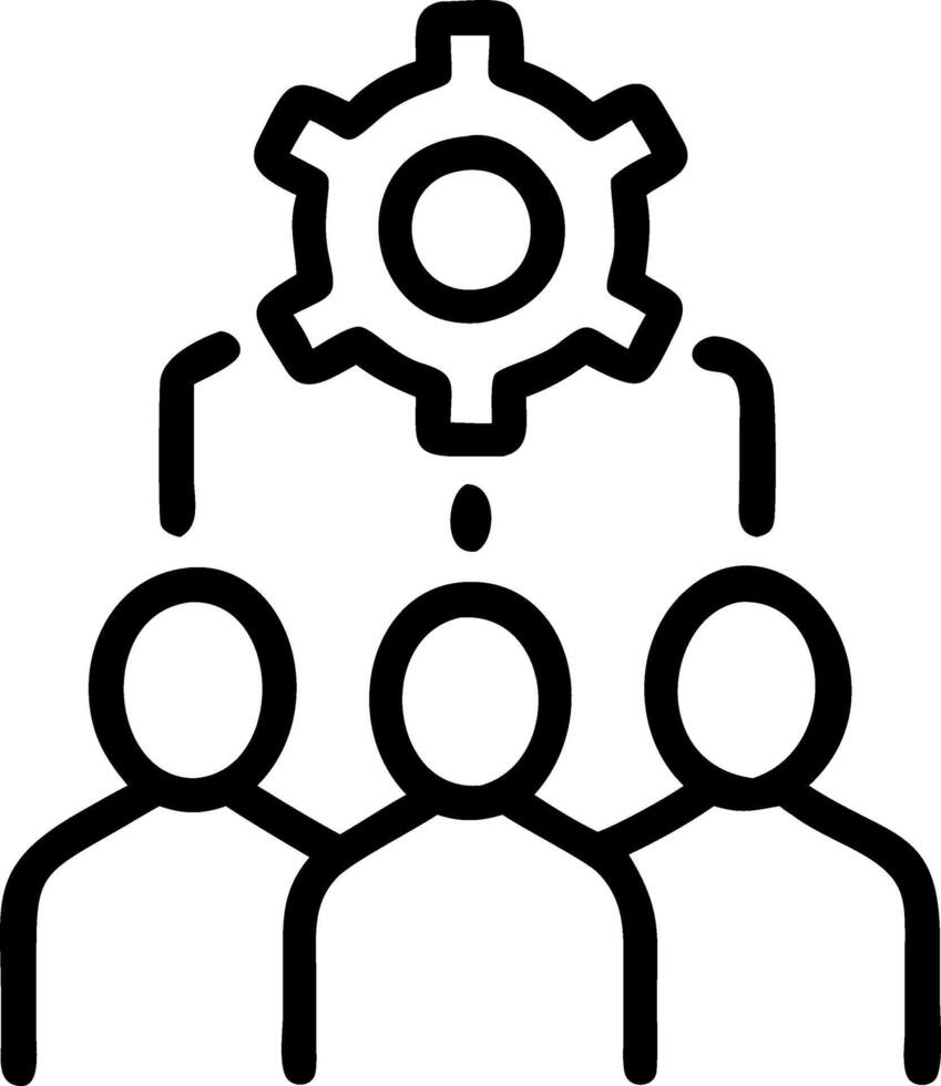 Diverse workers operating advanced industrial machinery vector