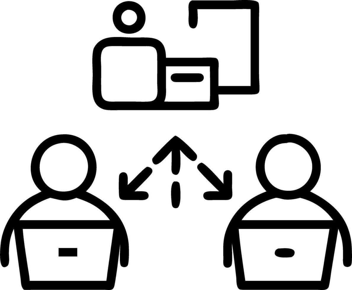 Delivery team evaluating transportation expenses vector