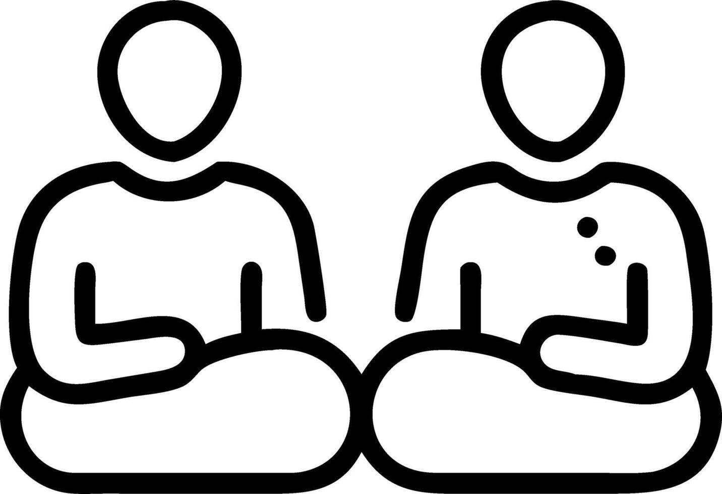 Couple sharing a relaxing spa moment at home copy space on right vector