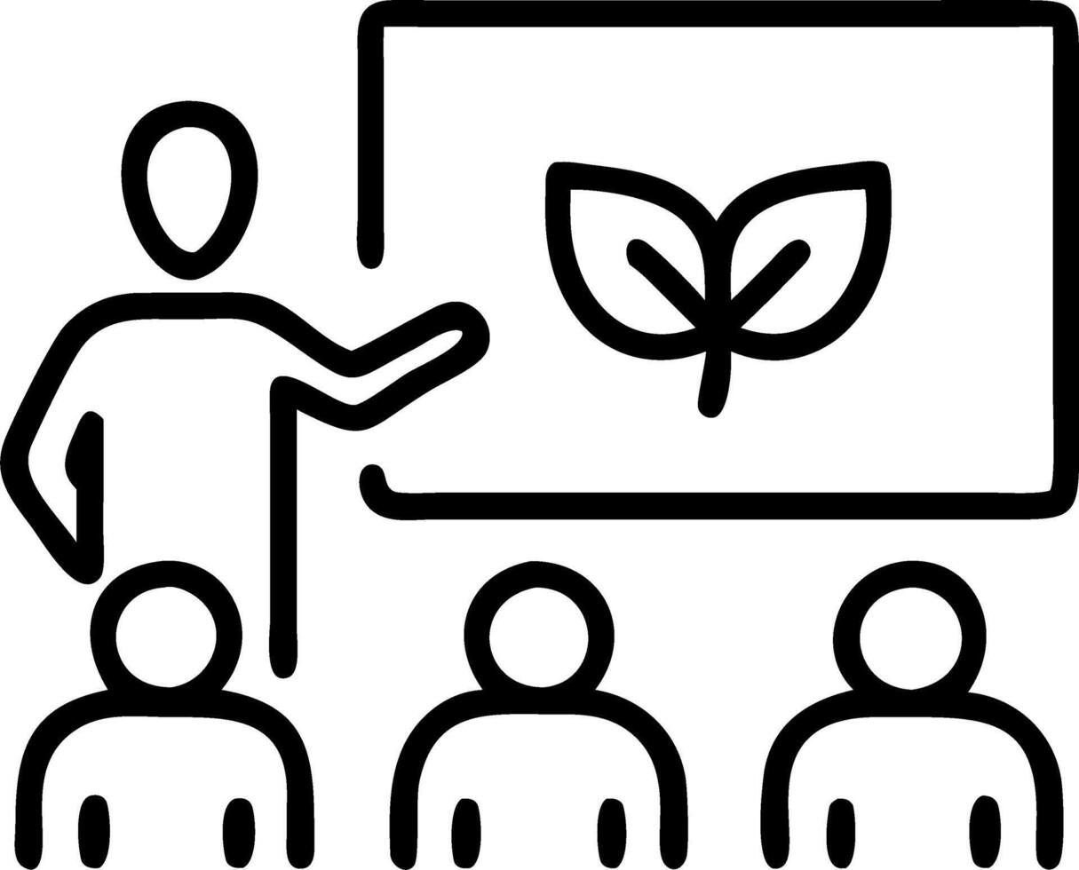 Corporate training on environmental responsibility Set 2 vector