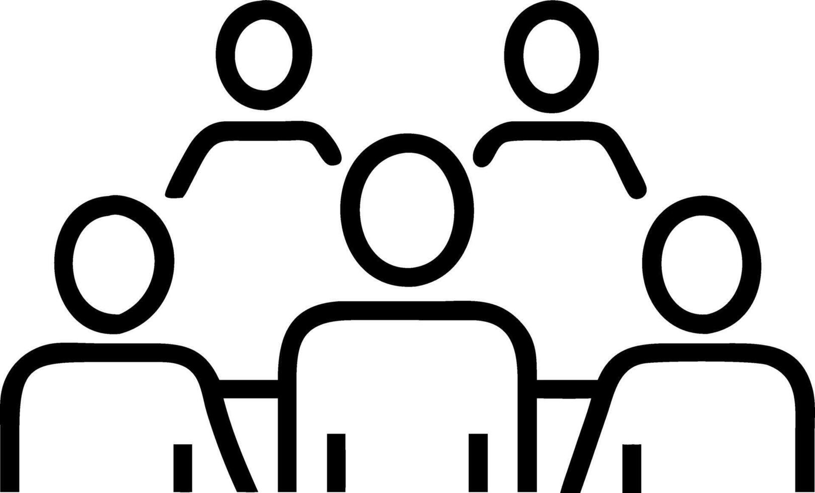 Corporate leaders planning eco sustainable initiatives with space for text vector