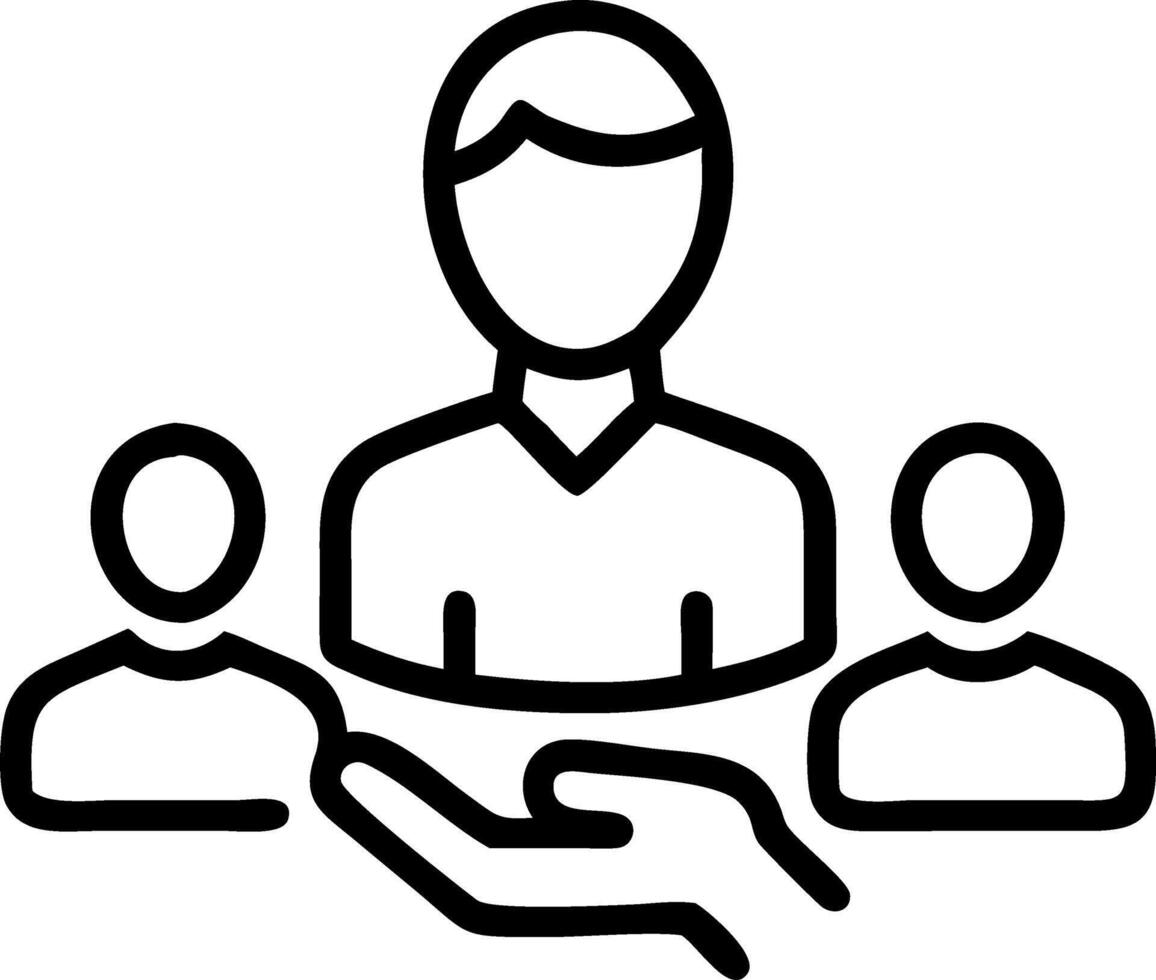 Community Manager Mentoring Team vector