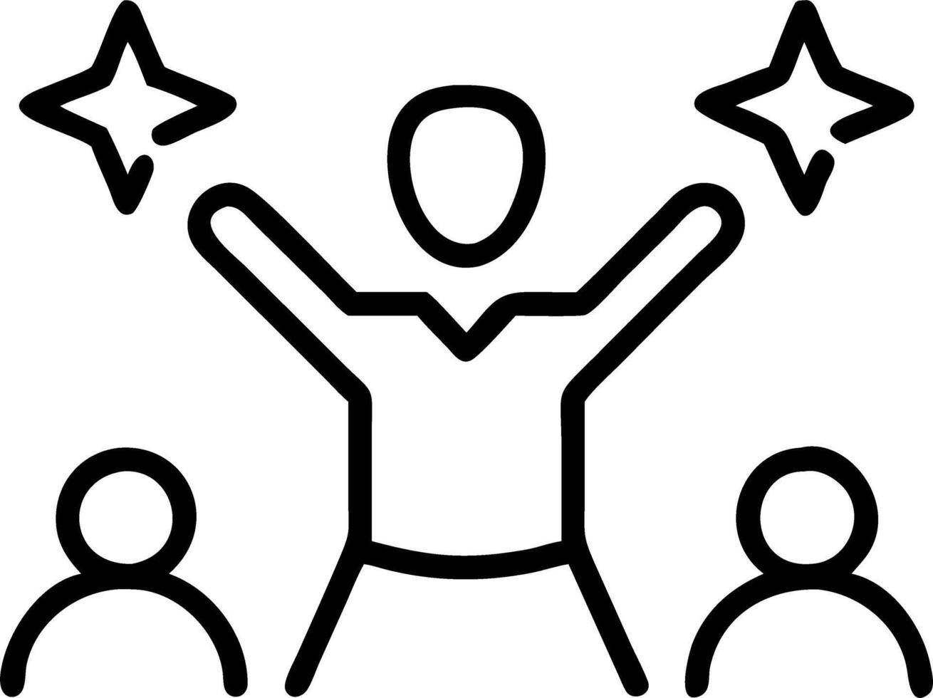 Community Manager Organizing Event vector