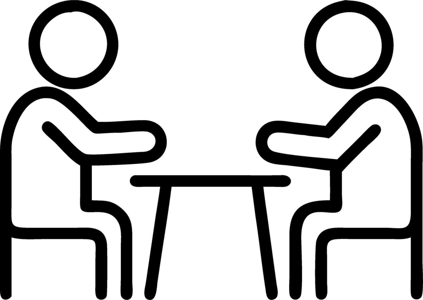 Colleagues engaging in mindful listening Set 5 vector