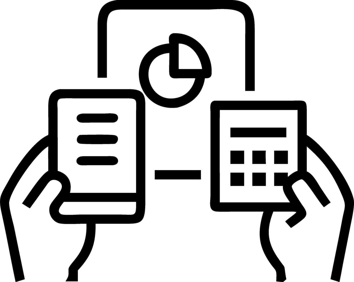 Close up portrait of logistics manager with financial documents Set 2 vector
