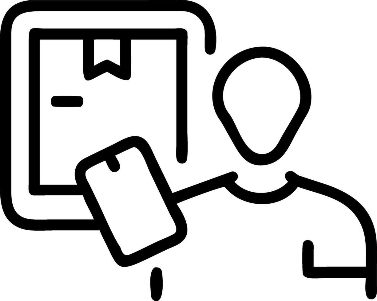 Close up portrait of logistics coordinator managing shipments on tablet Set 6 vector