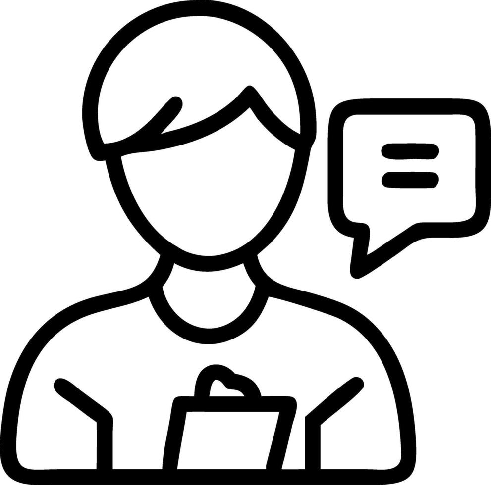 Close up Portrait of Community Manager Face with Digital Communication Tools Set 2 vector