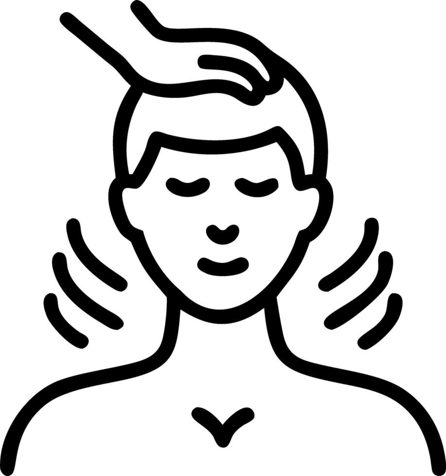 Close up portrait of a man enjoying a holistic massage with essential oils copy space above. Set 2 vector