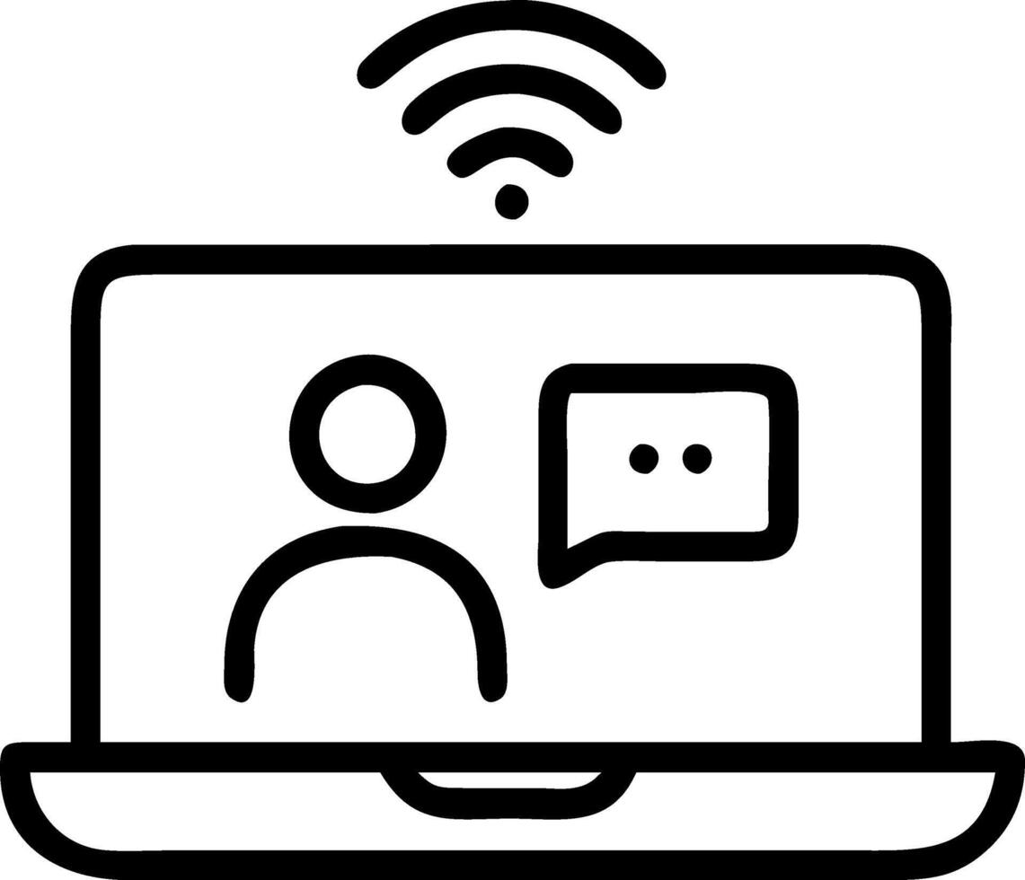 Close up of telemedicine remote therapy session interface copy space vector