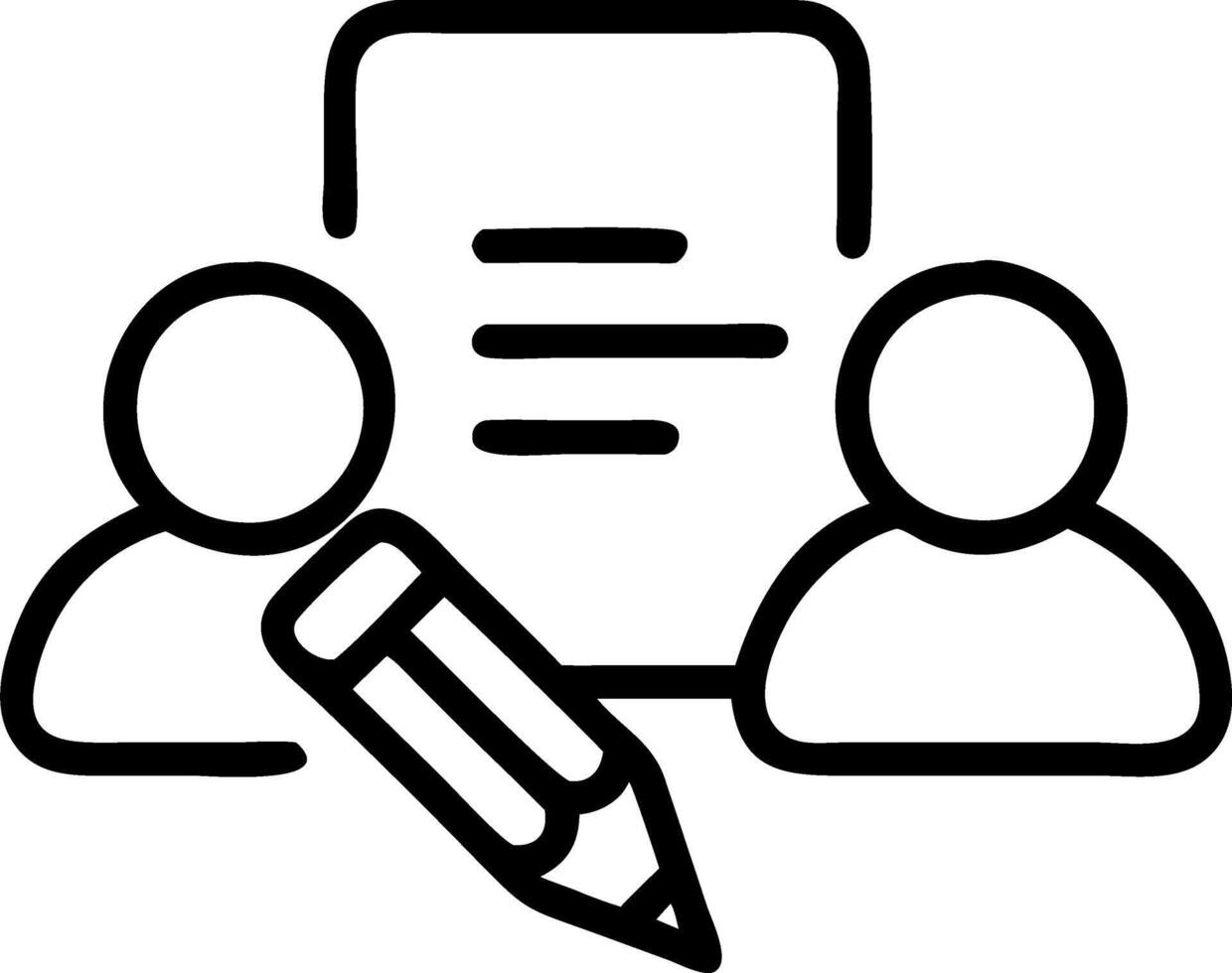 Close up of team members using smart pens for digital note taking copy space below vector