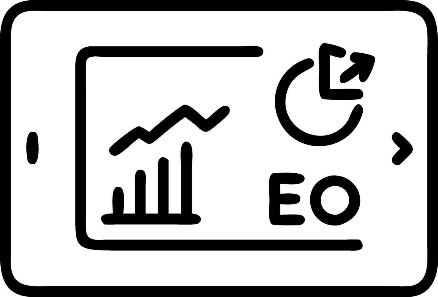 Close up of eco friendly financial dashboard with green analytics on laptop screen Set 8 vector
