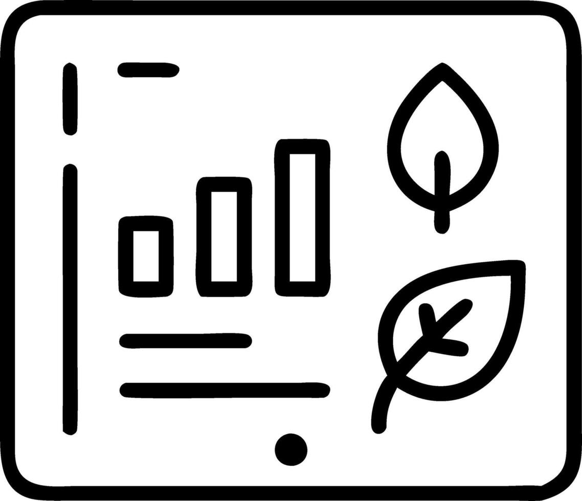 Close up of eco friendly financial dashboard with green analytics on laptop screen Set 5 vector