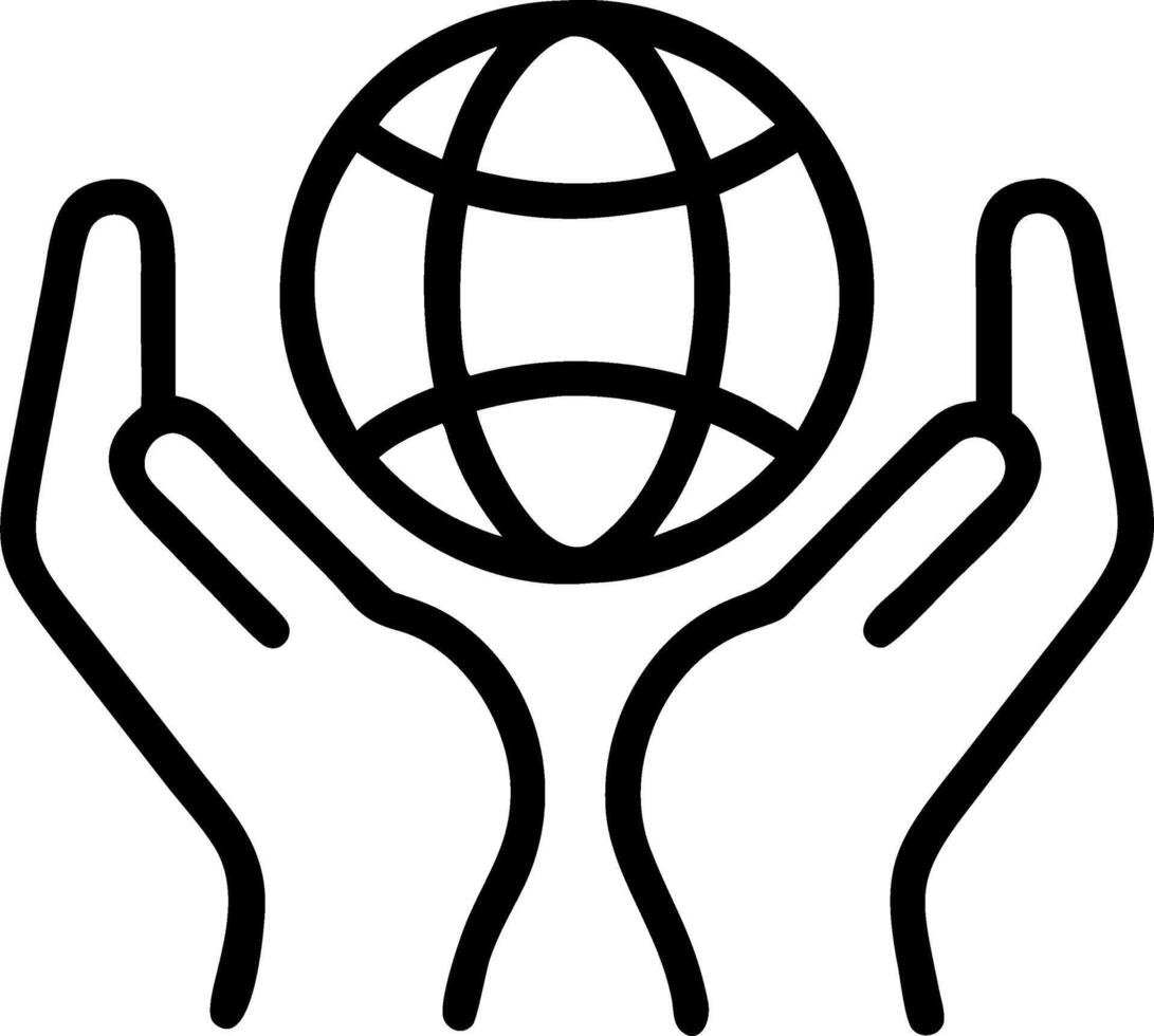 Close up of diverse hands holding small globe with copy space vector