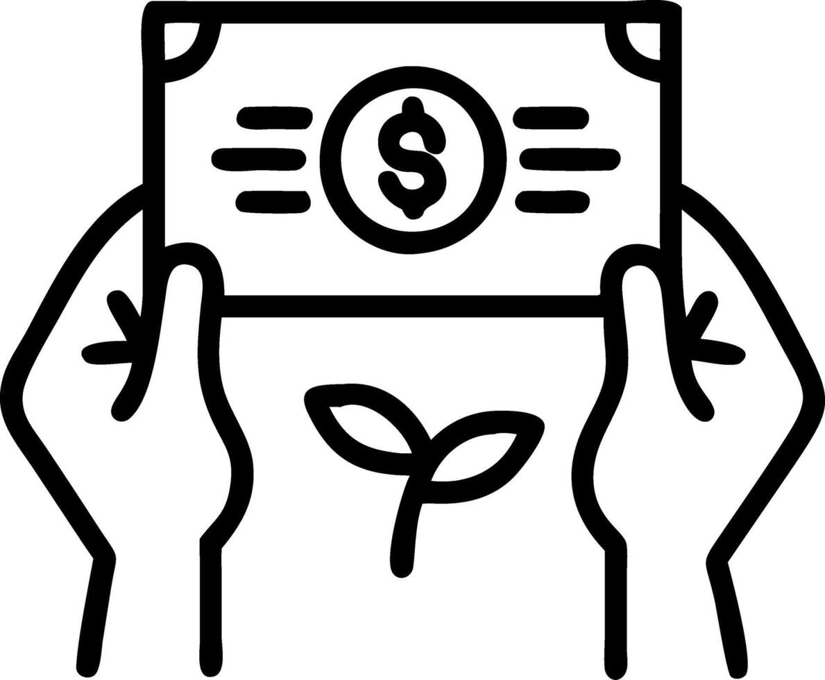 Close up of business professional holding green piggy bank symbolizing eco friendly investment Set 2 vector