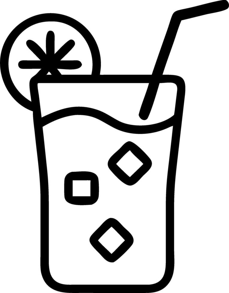 Close up of Australian themed Drink Garnish for Australia Day vector