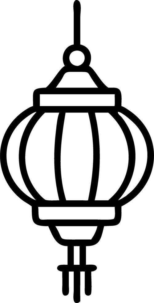 Close up of a traditional lantern with intricate patterns and copy space below. vector