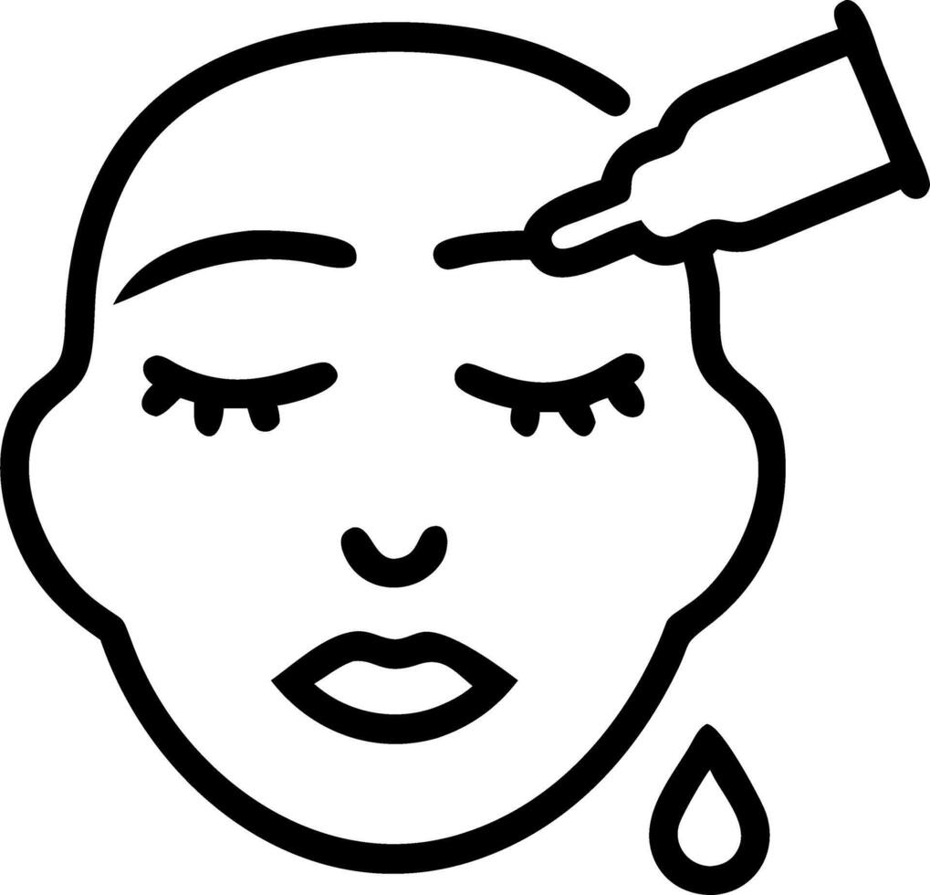 Close up of a rejuvenating facial serum bottle with botanical elements copy space below. Set 4 vector