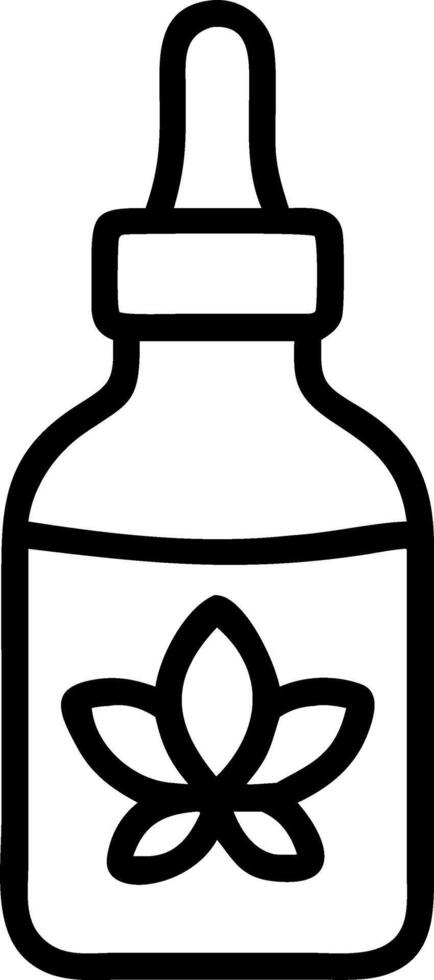 Close up of a rejuvenating facial serum bottle with botanical elements copy space below. Set 7 vector