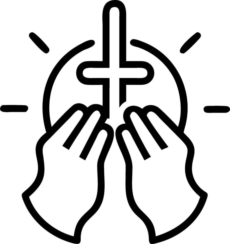 Close up Faith Art vector