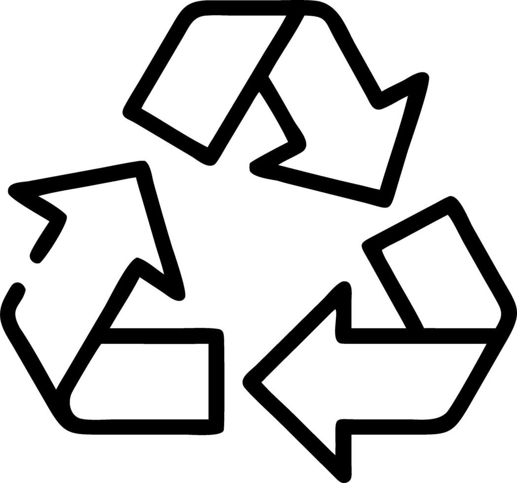 Clean background with recycling arrows in vivid green vector