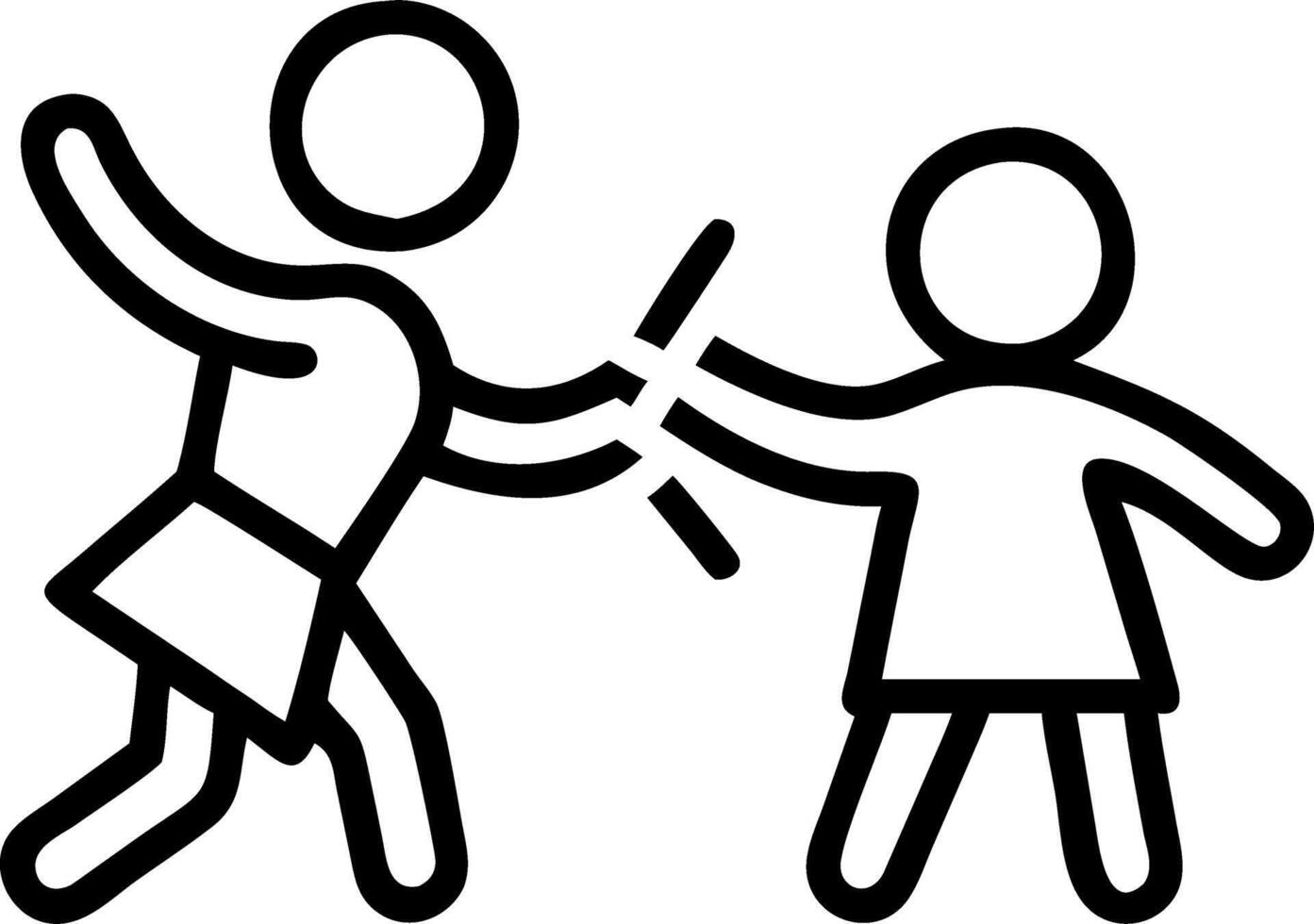 Candid Family Engaging in Traditional Seollal Games vector