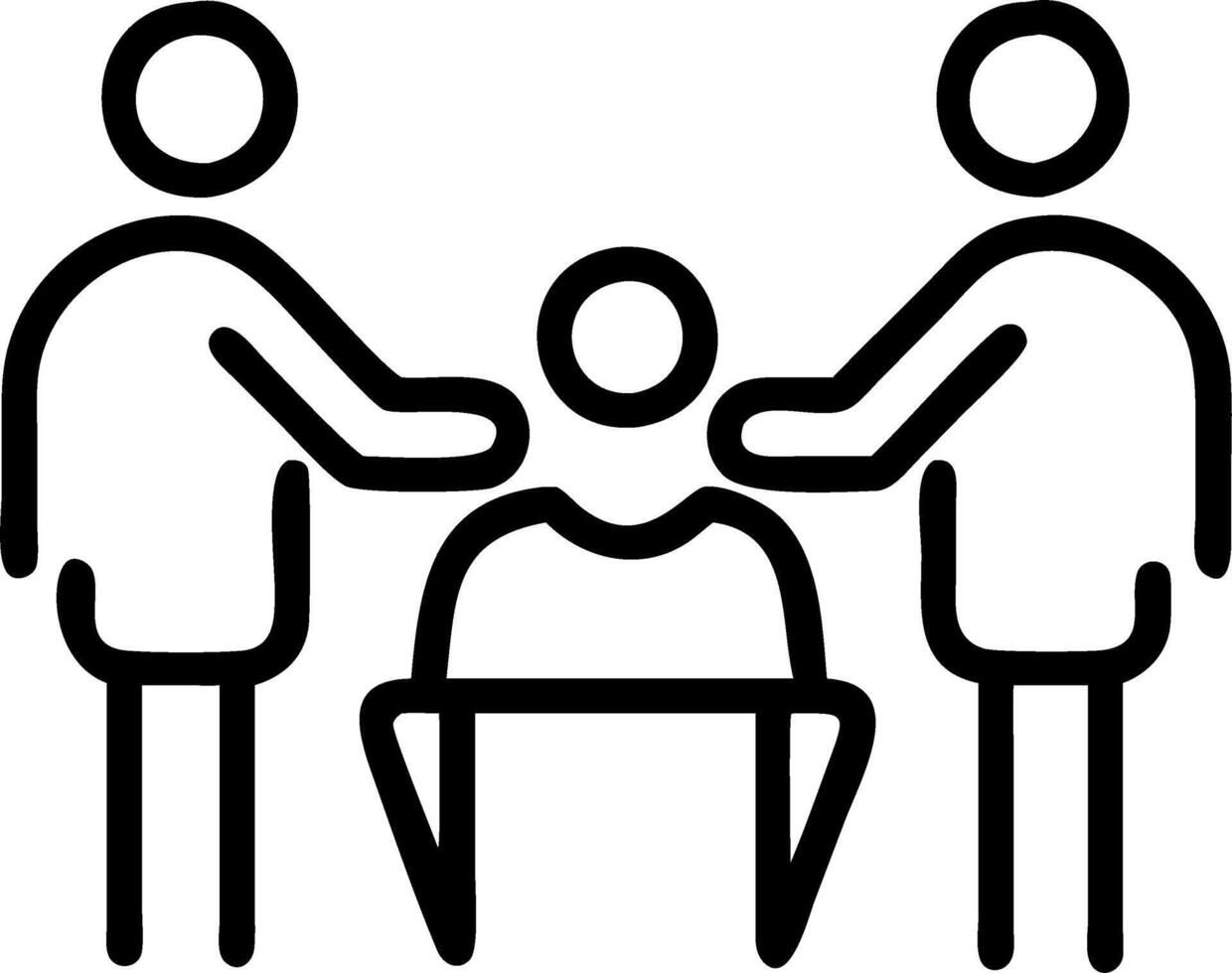 Soft abstract of a family celebrating a holiday together with generations gathering vector