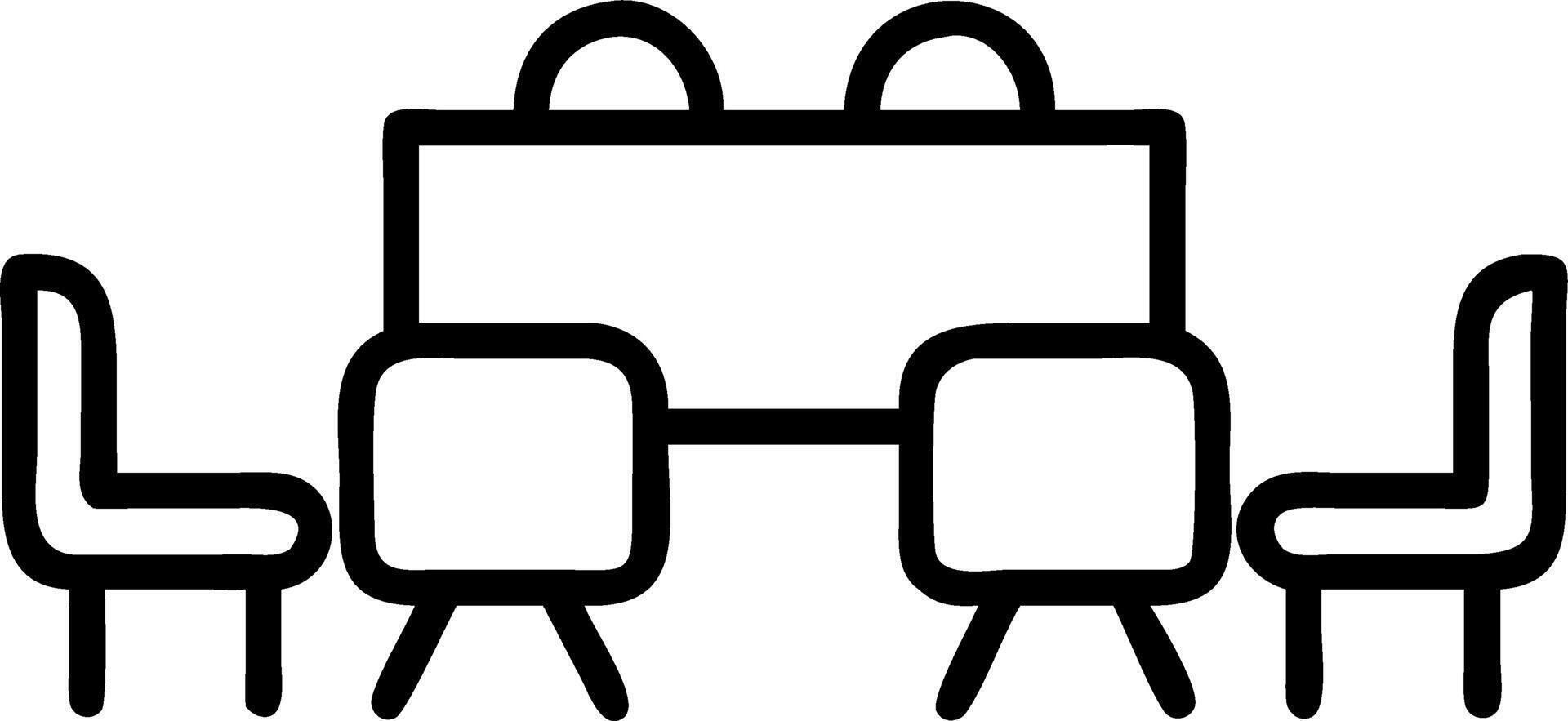Plain Meeting Room with Clean Lines and Open Space vector