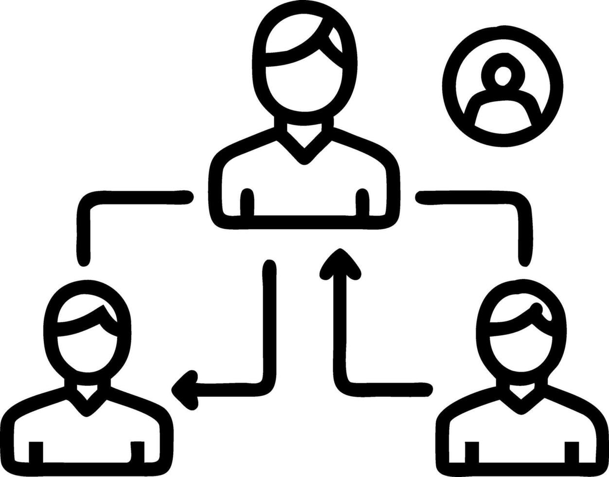 Office workers collaborating remotely using holographic projections vector