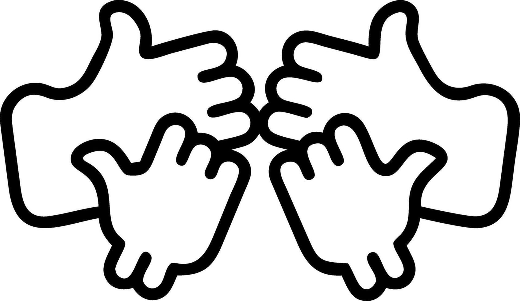 Macro of Family Hands Cutting Out Biscuit Shapes vector