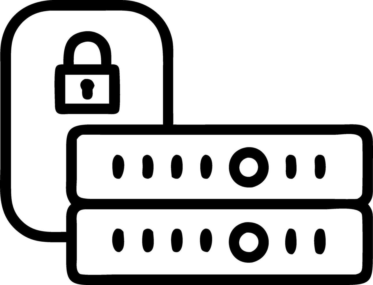 Macro close up of secure data storage devices with copy space vector