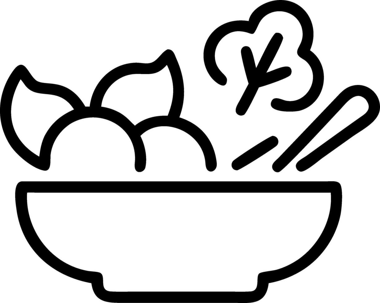 Glossy Kitchen with Family Preparing a Salad vector
