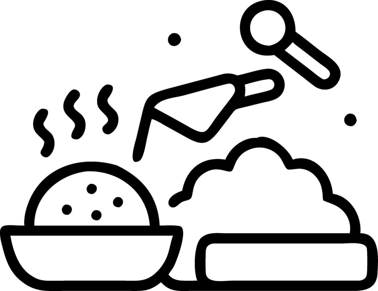 Candid Baking with Family in a Warm Kitchen vector