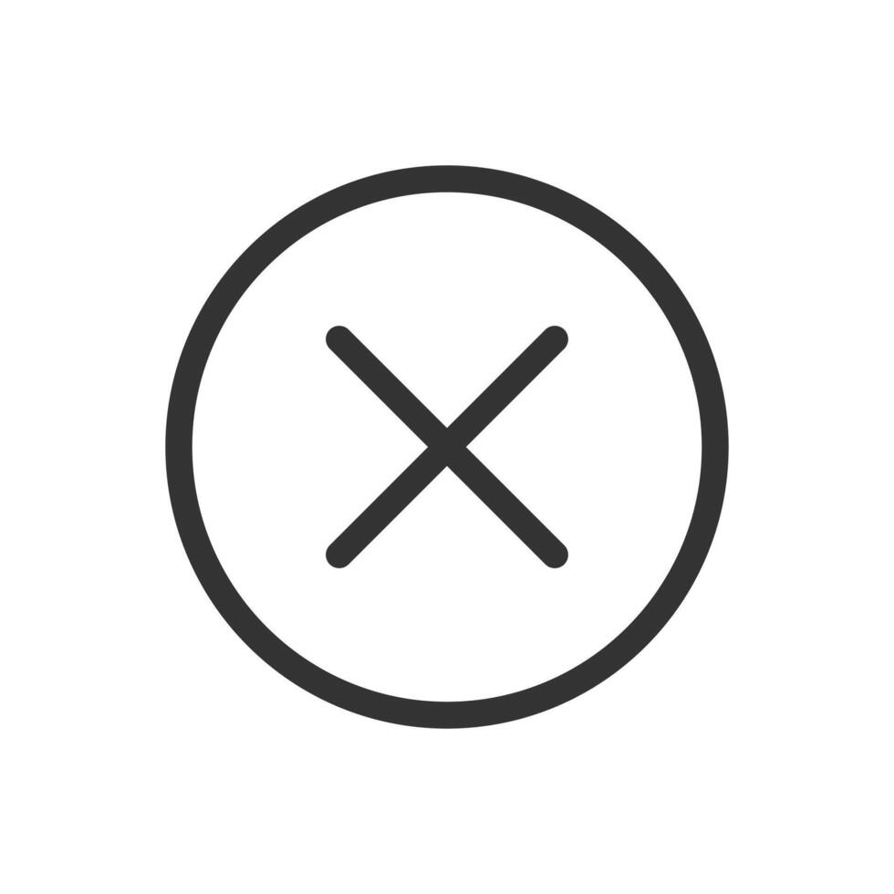 No sign icon illustration vector